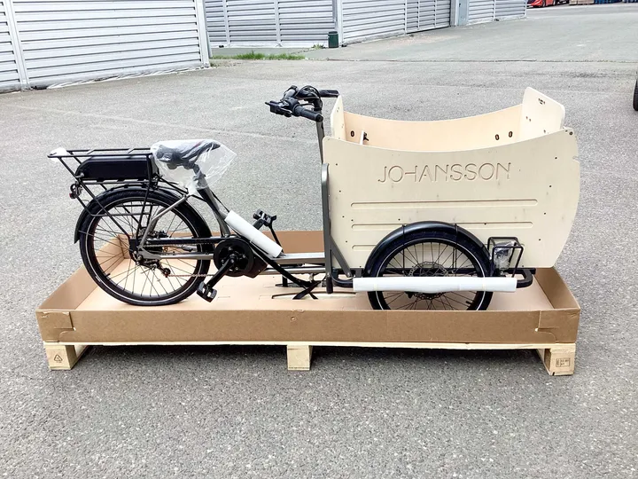 Johansson Fiete Vario Box Lastenrad / E-Bike Brose Drive C, Enviolo Nabenschaltung